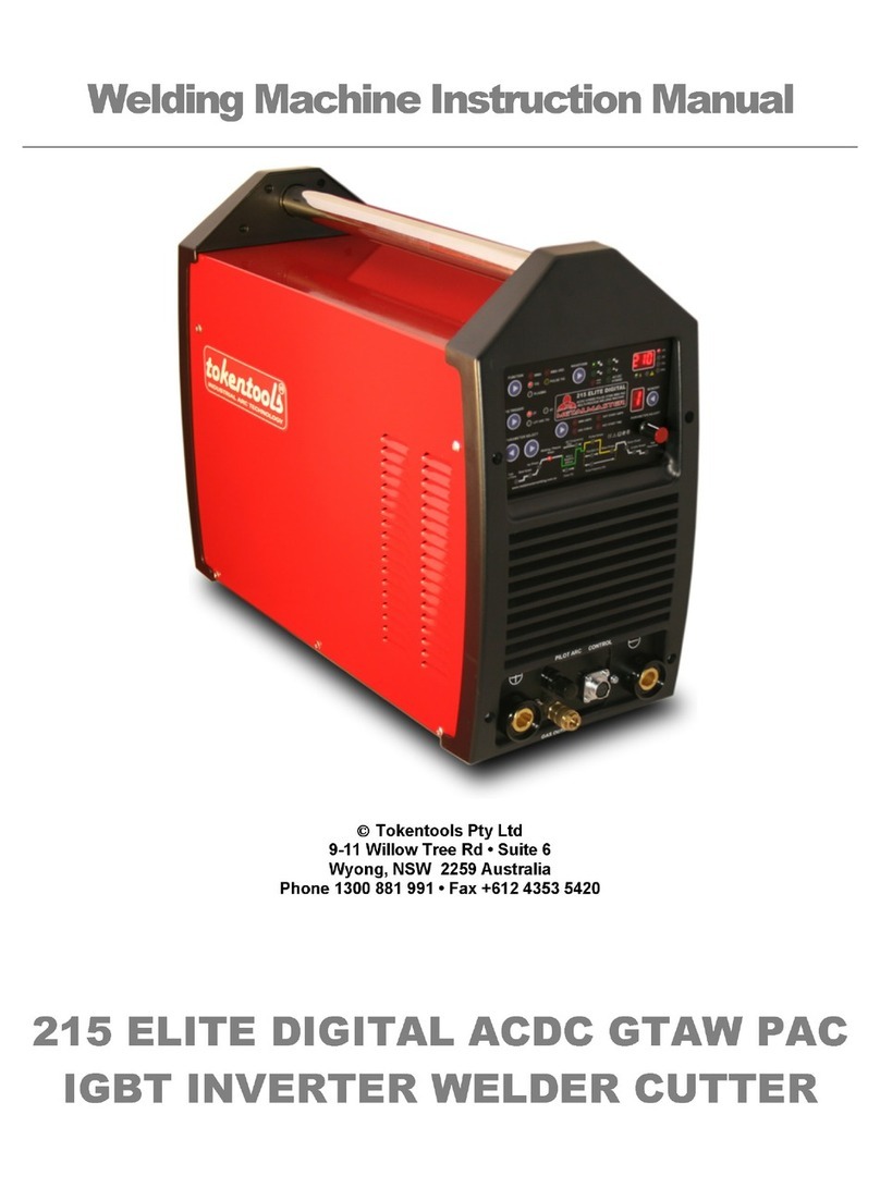 Tokentools Metalmaster 215 Elite instruction manual