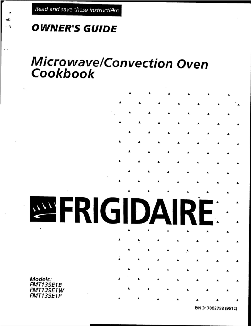 Frigidaire FMT139E1B owner's guide