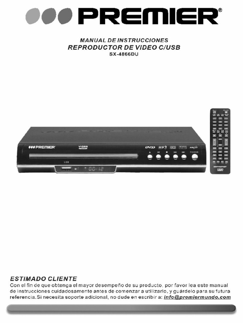 Premier SX-4866DU instruction manual