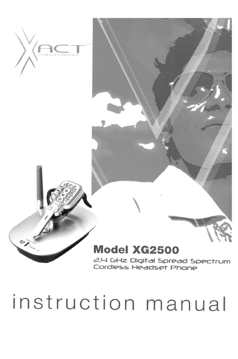Xact XG2500 instruction manual