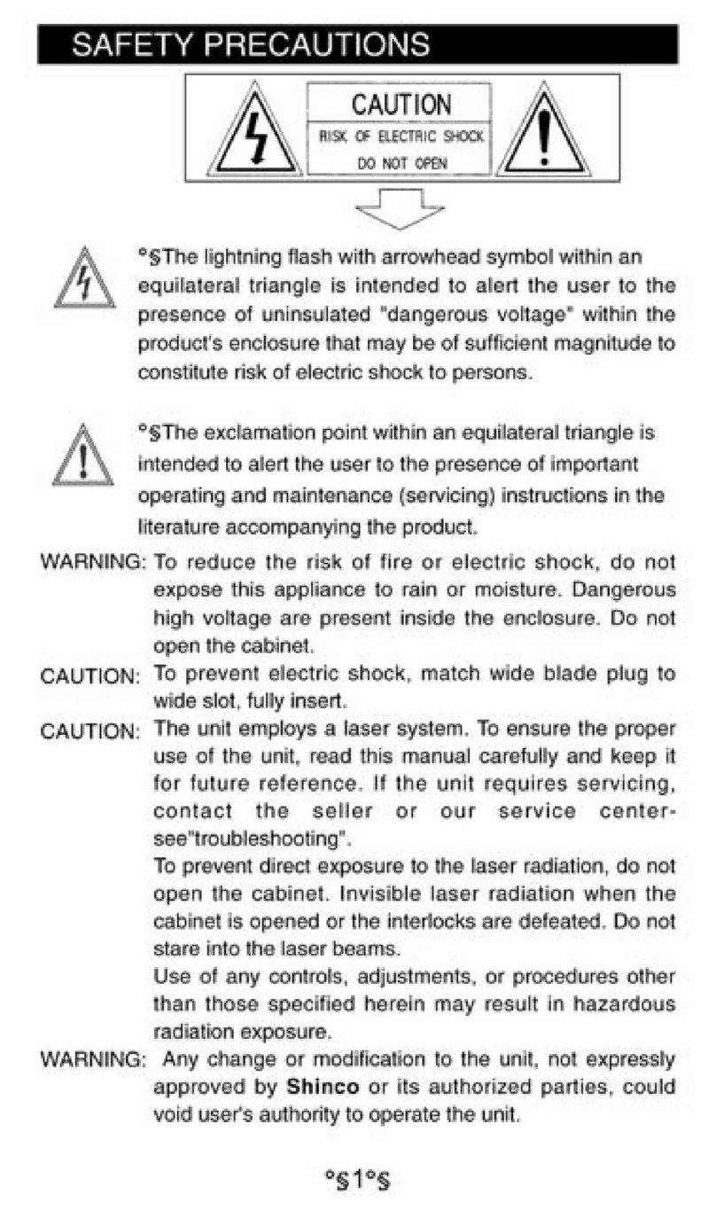 Shinco sdp-5860 User manual