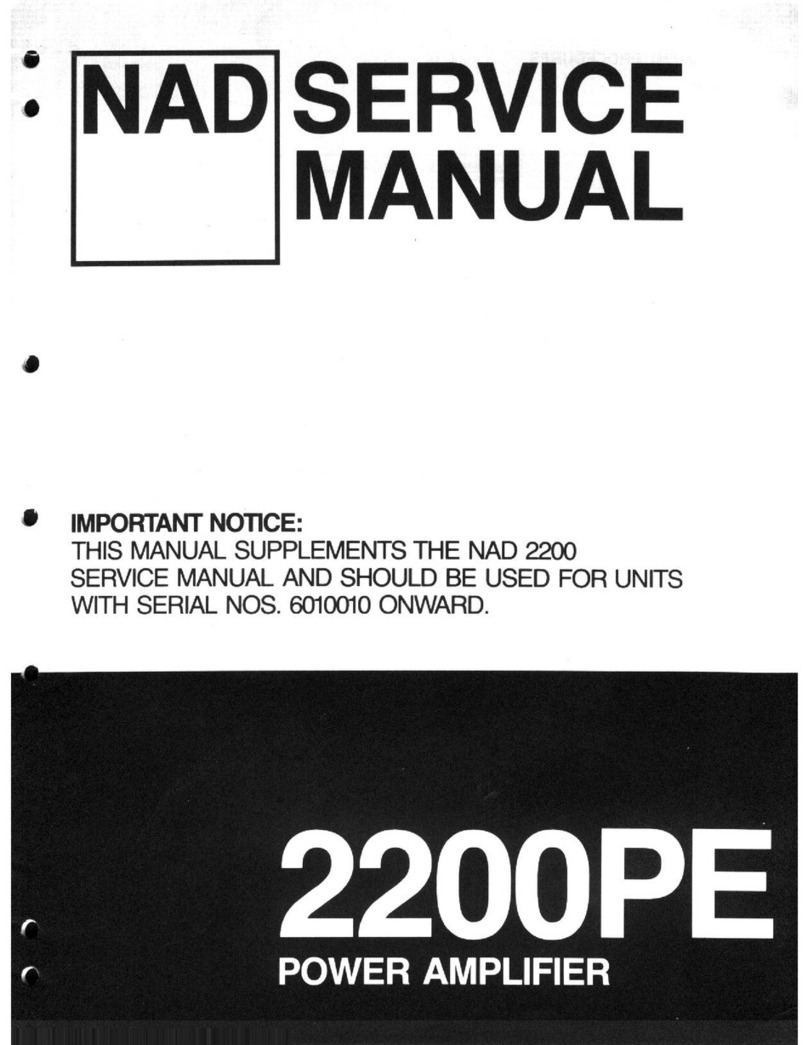 NAD 2200PE Service manual