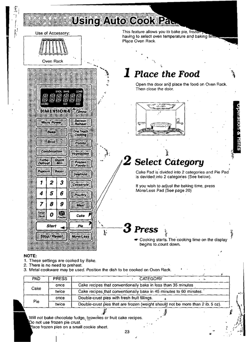 Panasonic NN-T888S User manual
