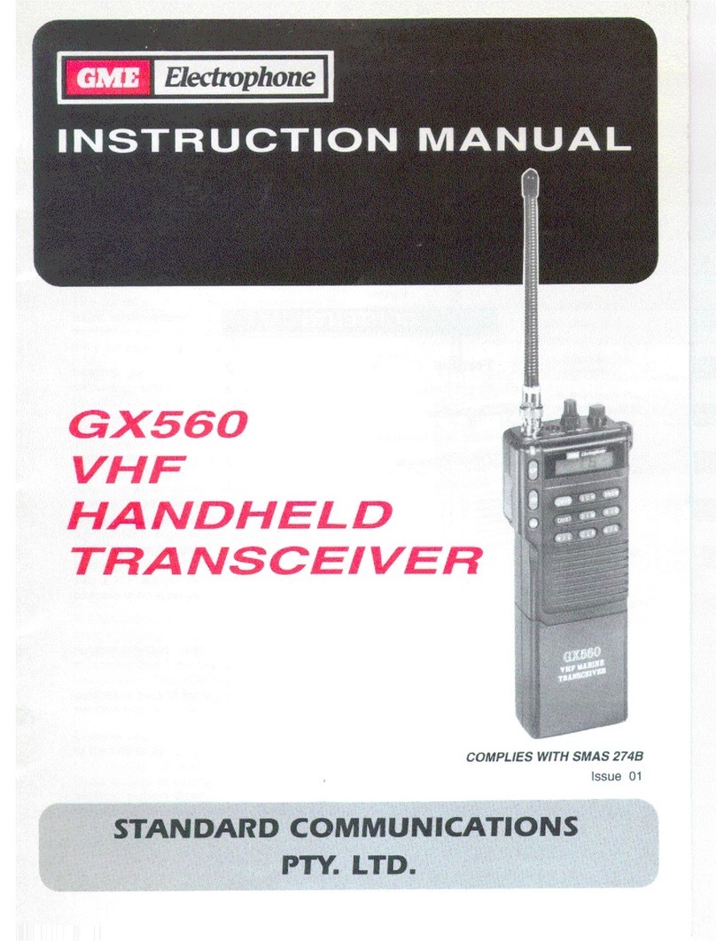 GME GX560 instruction manual