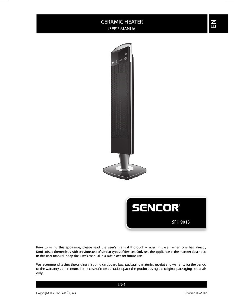 Sencor SFH 9013 user manual
