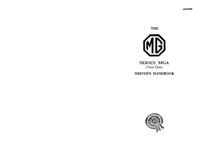 MG MGA series User manual