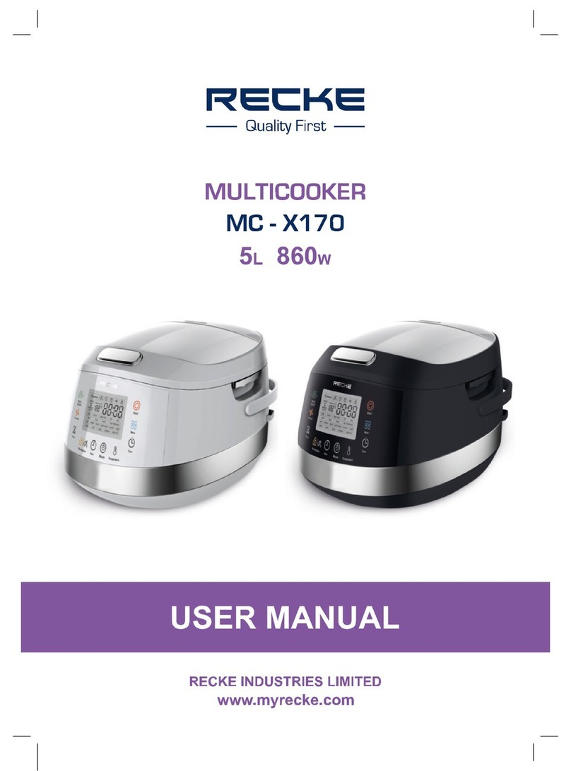 recke MC-X170 user manual