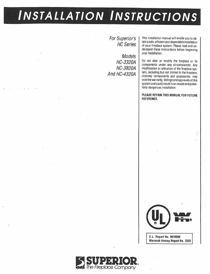 Superior HC-3320A installation instructions Superior HC-3320A installation instructions