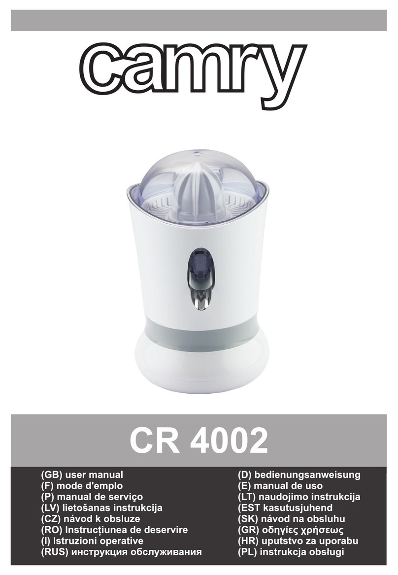 camry CR 4002 User manual