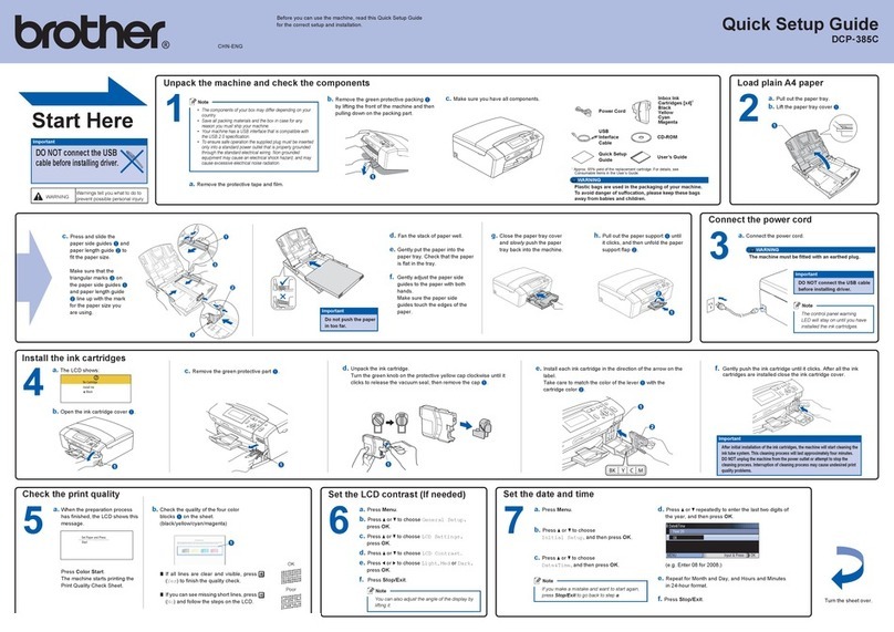 Brother DCP 385C - Color Inkjet - All-in-One User manual