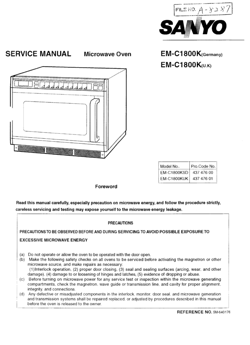 Sanyo EM-C1800K Service manual