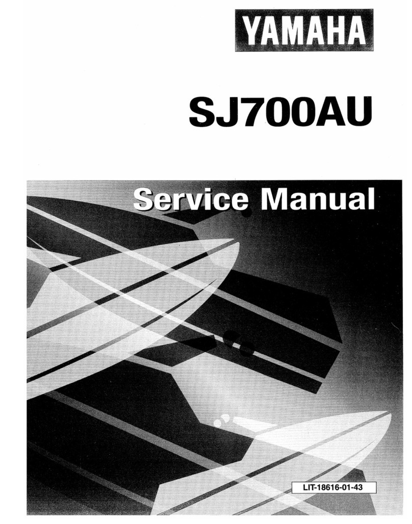 Yamaha SJ700AU Service manual