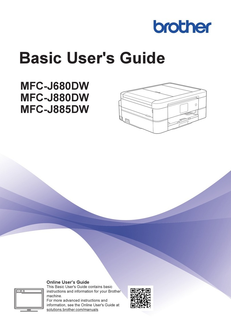 Brother MFC-J680DW Operating and maintenance manual