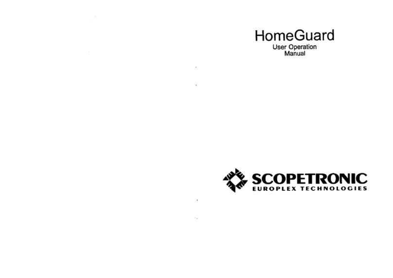 Scopetronic HomeGuard User's operation manual