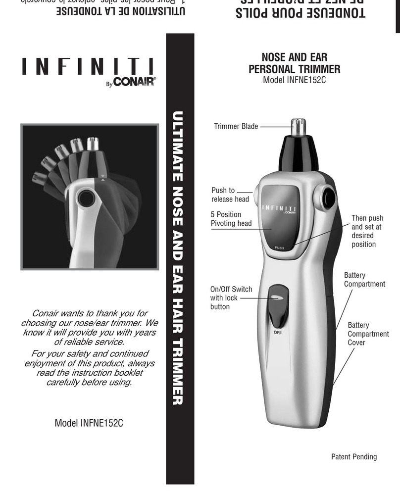 Conair INFINITI INFNE152C User manual Conair INFINITI INFNE152C User manual