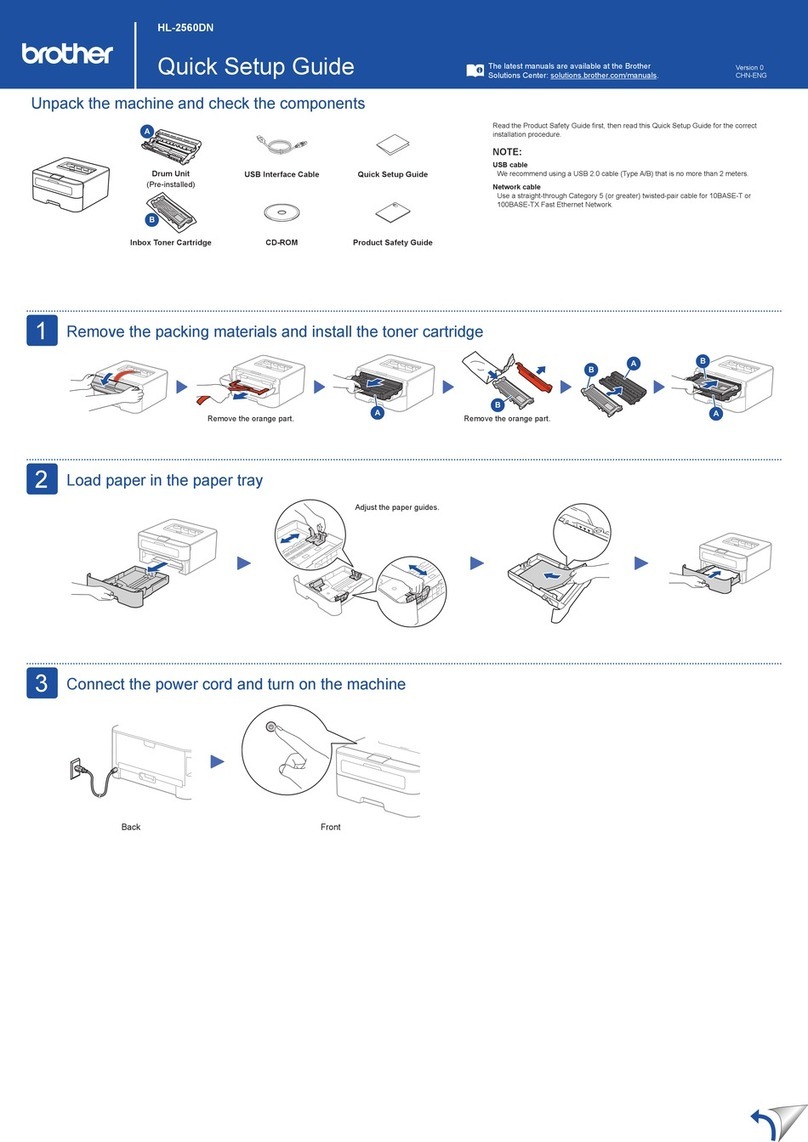 Brother HL-2560DN User manual