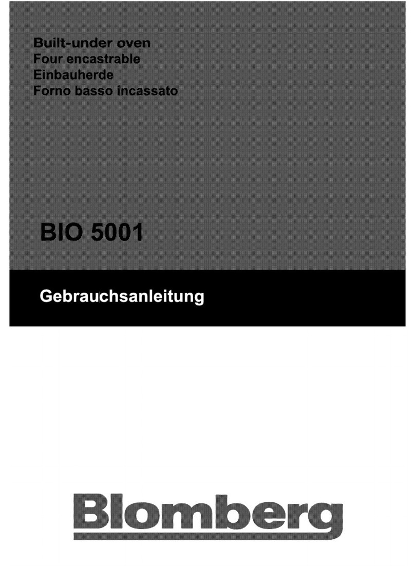 Blomberg BIO 5001 user manual