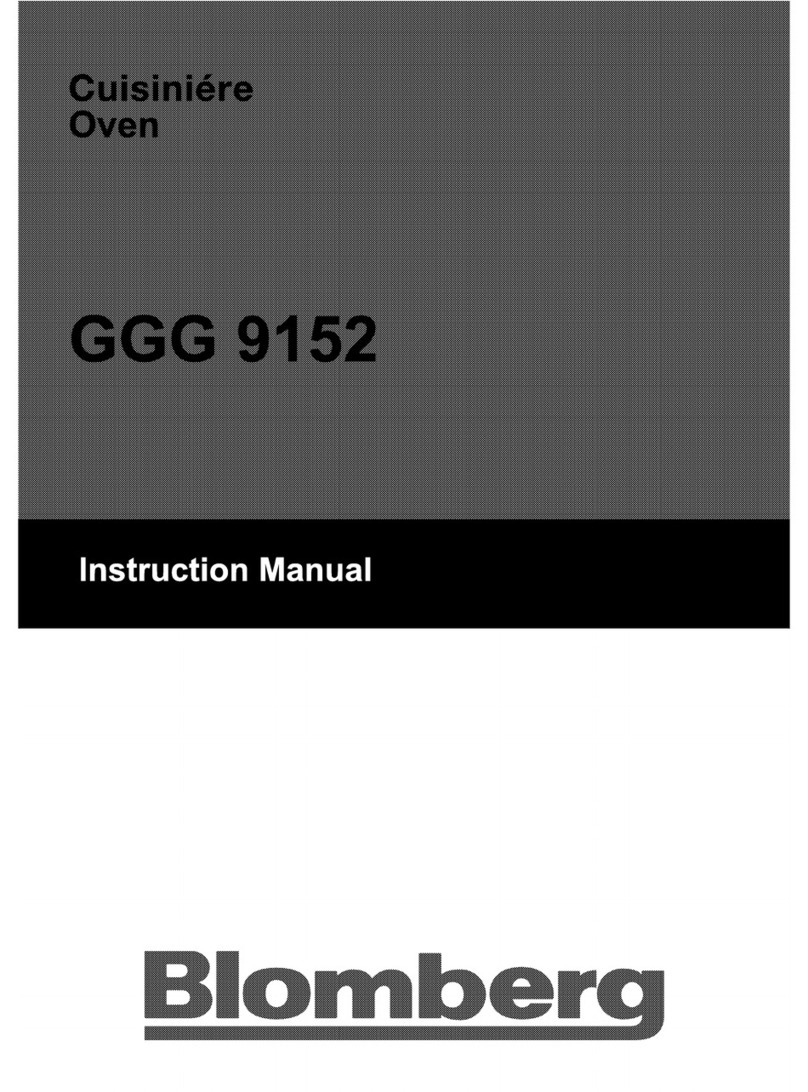 Blomberg GGG9152 instruction manual