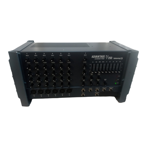 Biamp Advantage 7/250 User manual