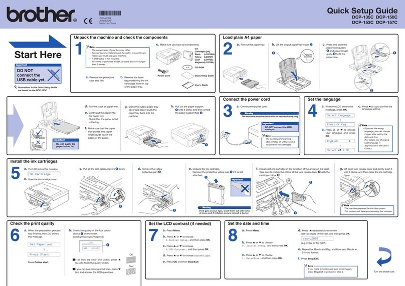 Brother DCP-135C User manual