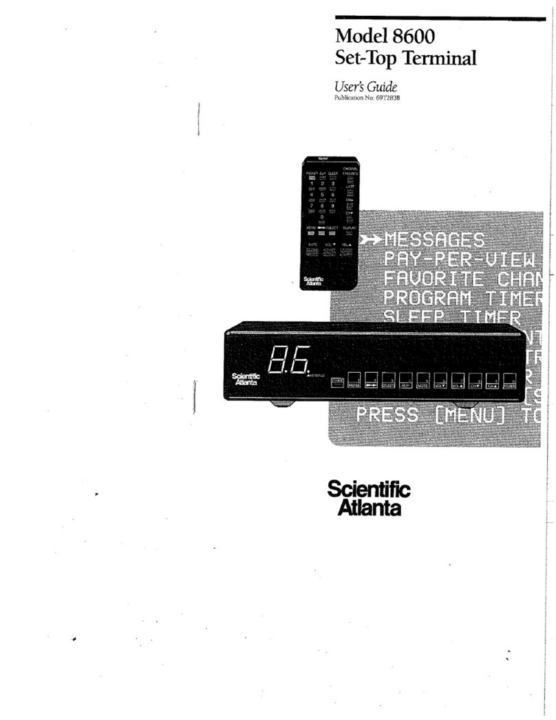 Scientific Atlanta 8600 Series user guide