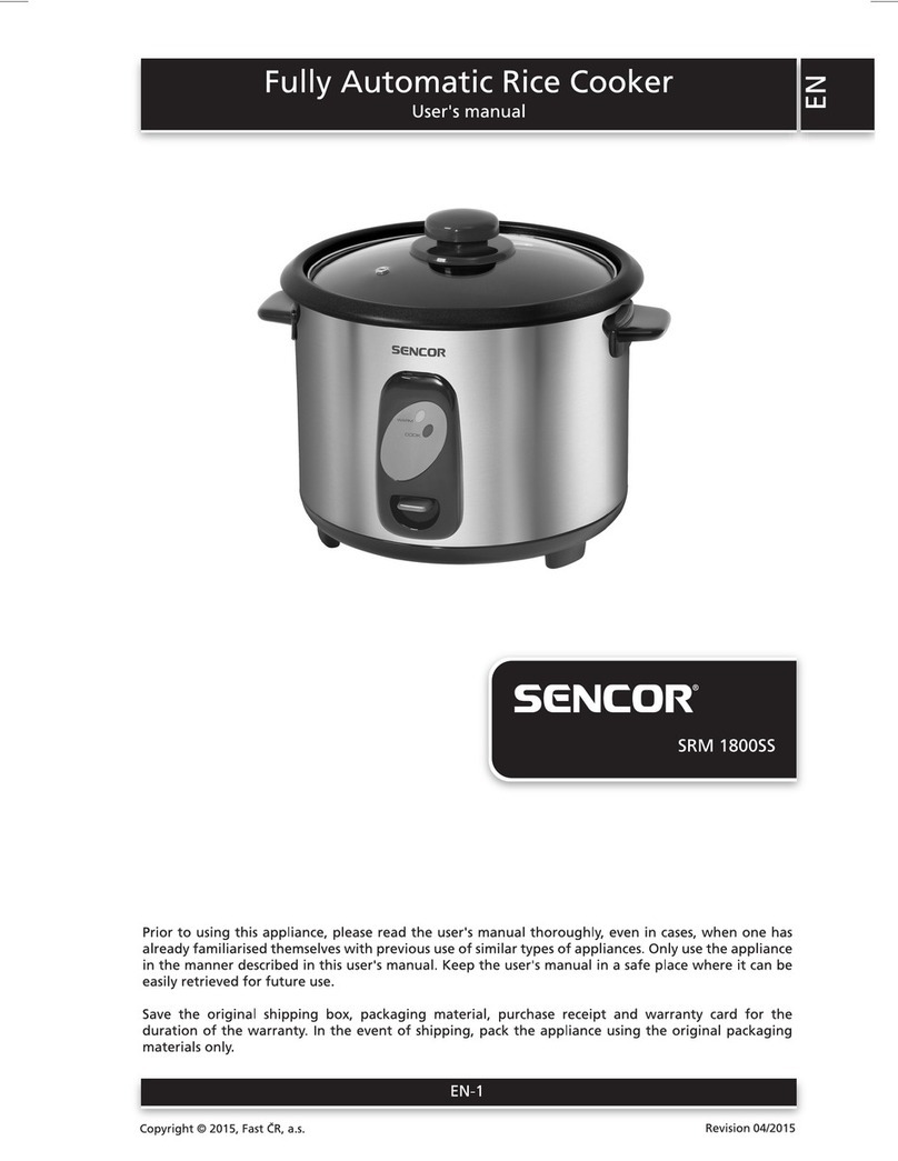 Sencor SRM 1800SS user manual