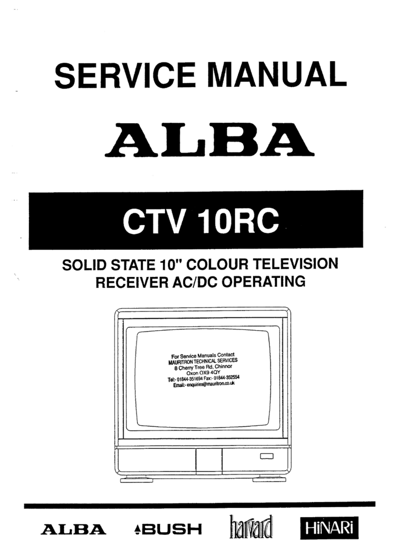Alba CTV 10RC Service manual