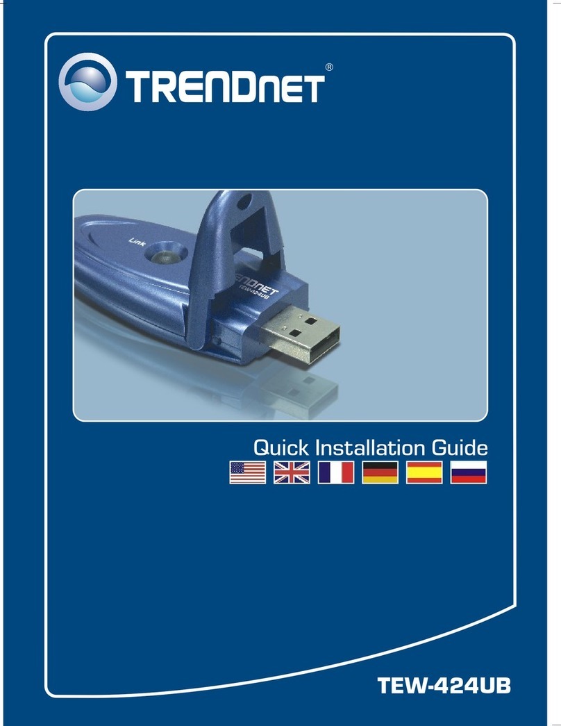 TRENDnet TEW-424UB User manual