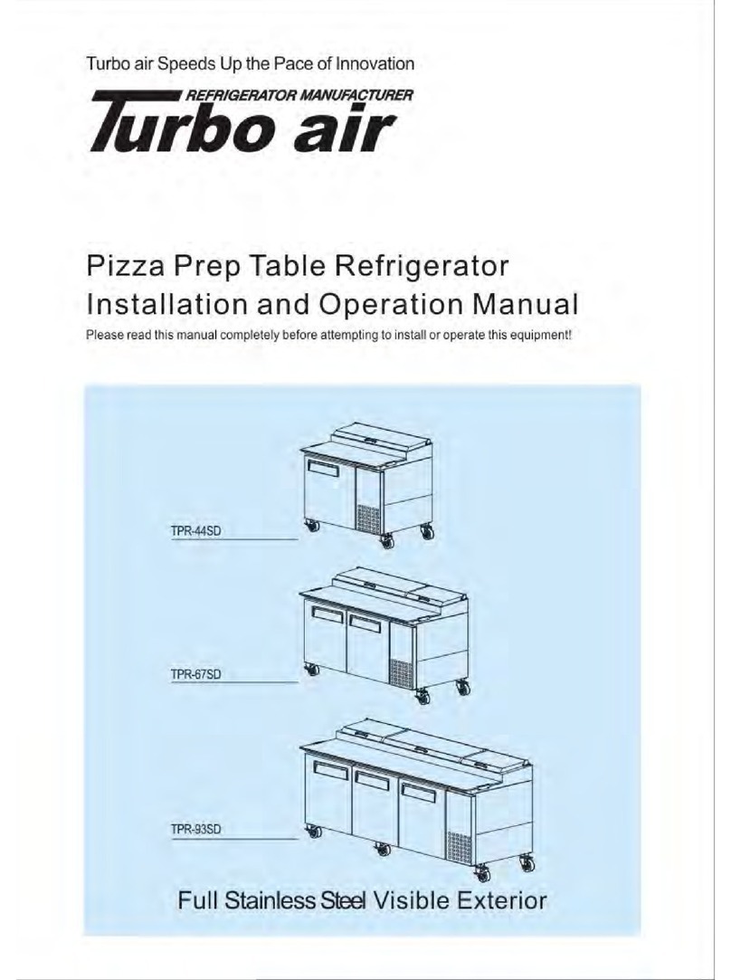 Turboair TPR-44SD User manual Turboair TPR-44SD User manual