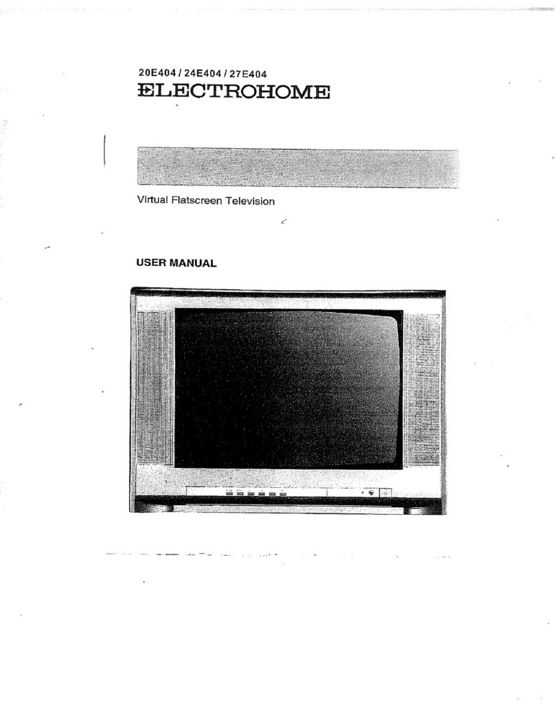 Electrohome 20E404 user manual