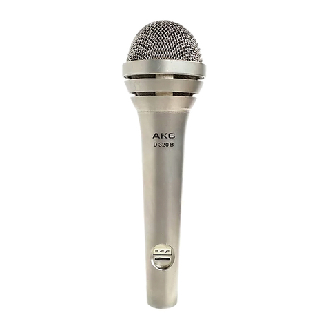 AKG D 320 B User manual