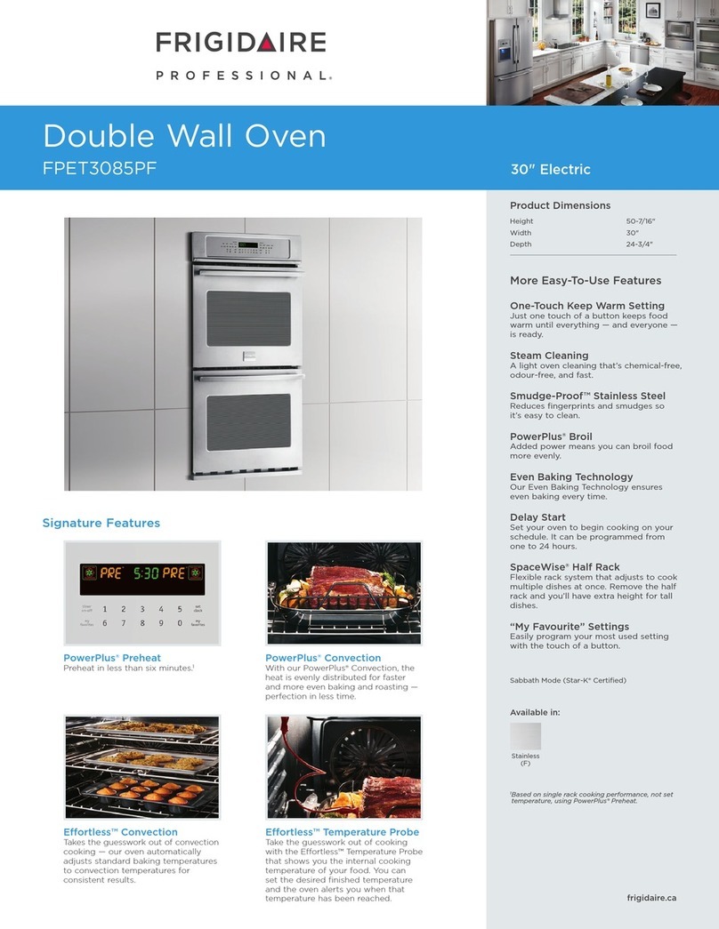 Frigidaire FPET3085PF Parts list manual