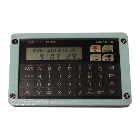 Casio DC-810 Operation manual Casio DC-810 Operation manual