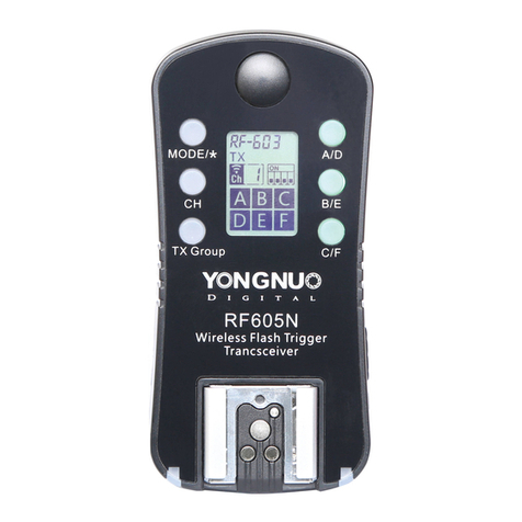 Yongnuo RF605 User manual Yongnuo RF605 User manual