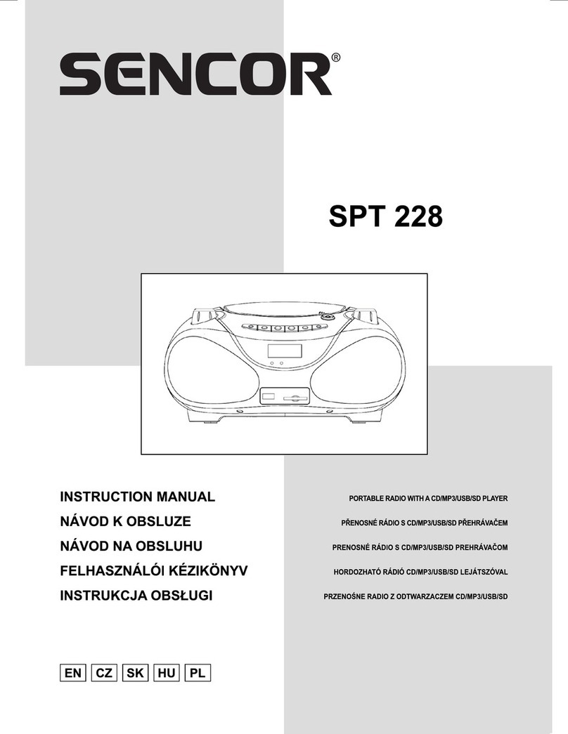 Sencor SPT 228 instruction manual