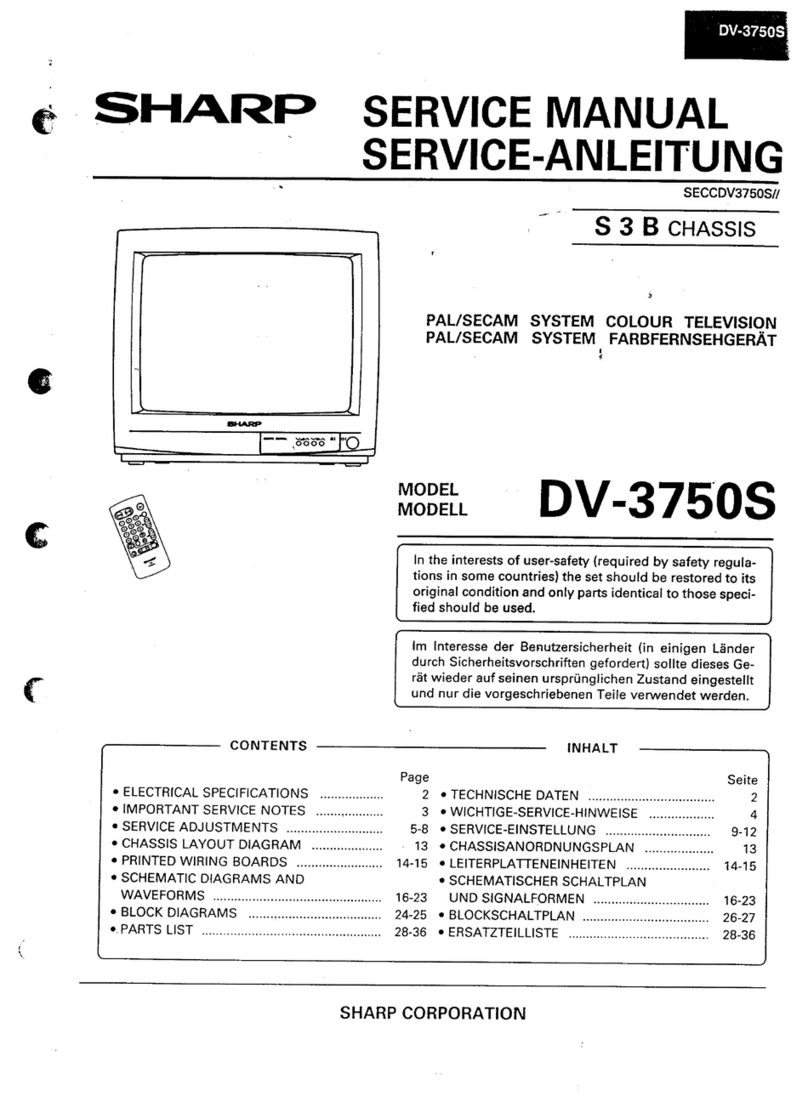 Sharp DV-3750S User manual Sharp DV-3750S User manual