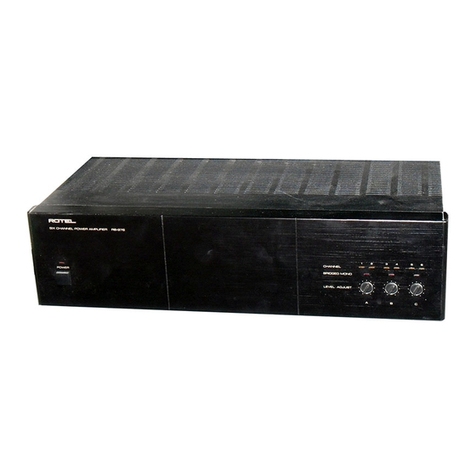 Rotel RB-976 MkII owner's manual