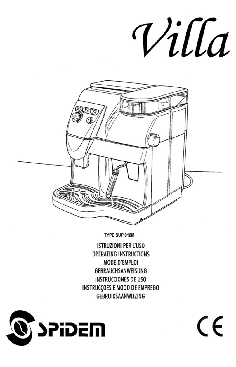 Spidem Villa SUP 018M User manual Spidem Villa SUP 018M User manual
