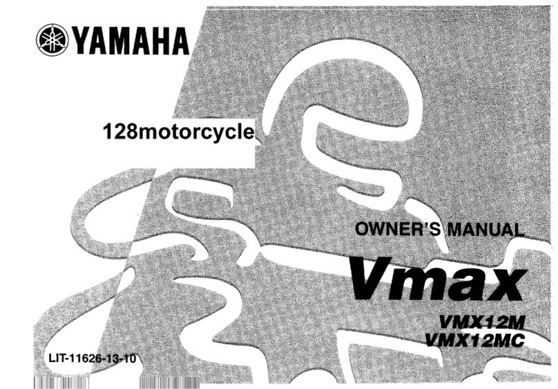 Yamaha Vmax VMX12M owner's manual