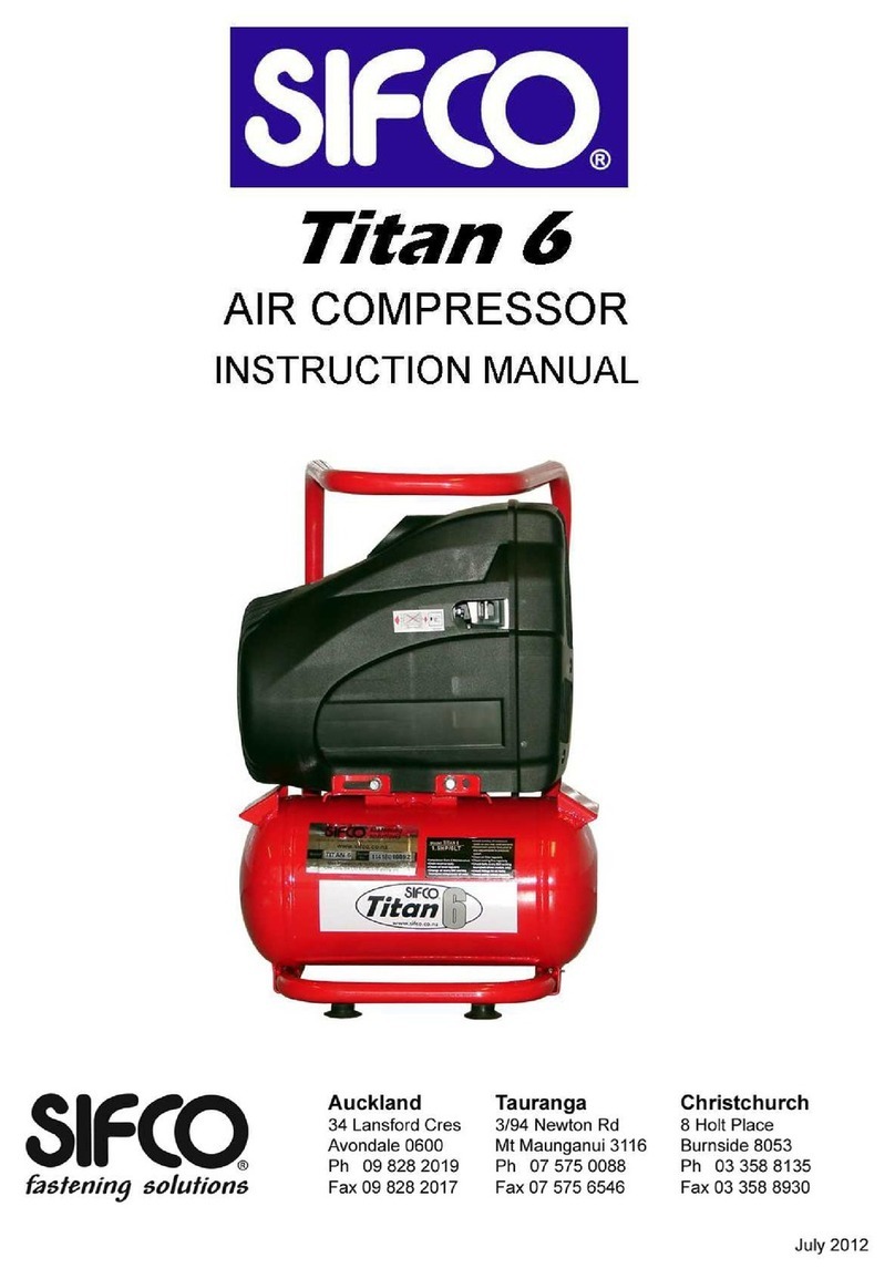 SIFCO Titan 6 instruction manual