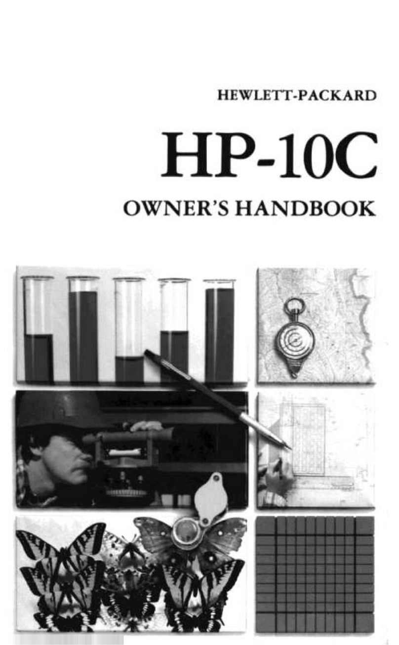 HP HP-10C Owner's handbook