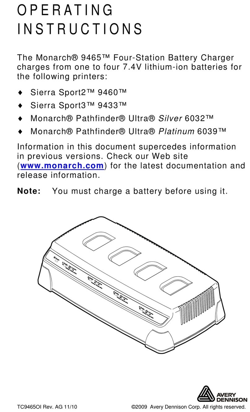 Monarch 9465 User manual