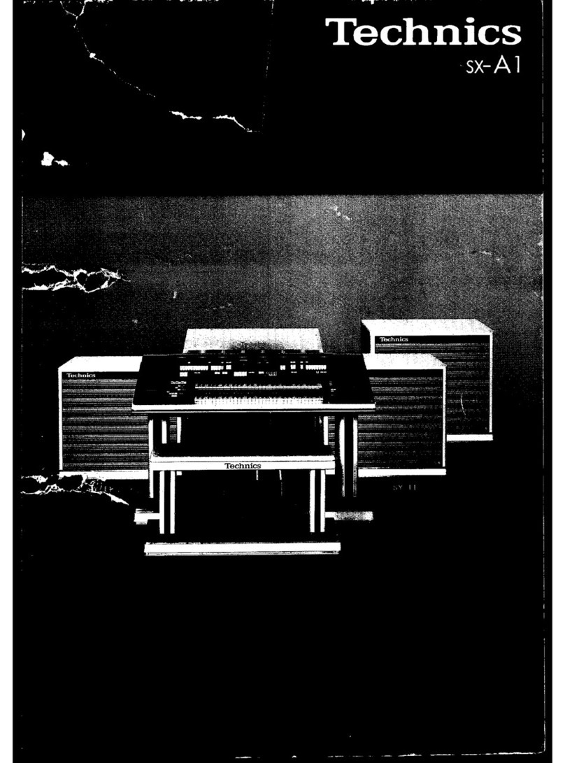 Technics SX-A1 user manual