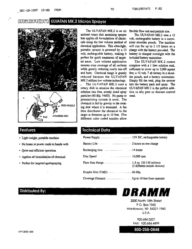 Micron ULVAFAN MK2 instruction manual
