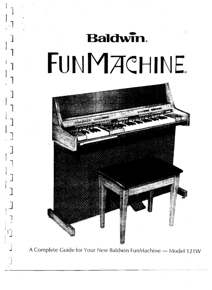 Baldwin Piano & Organ Company Fun Machine 121W manual