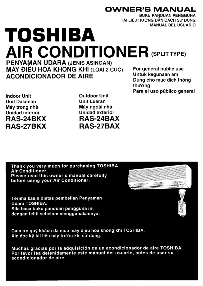 Toshiba RAS-24BKX User manual