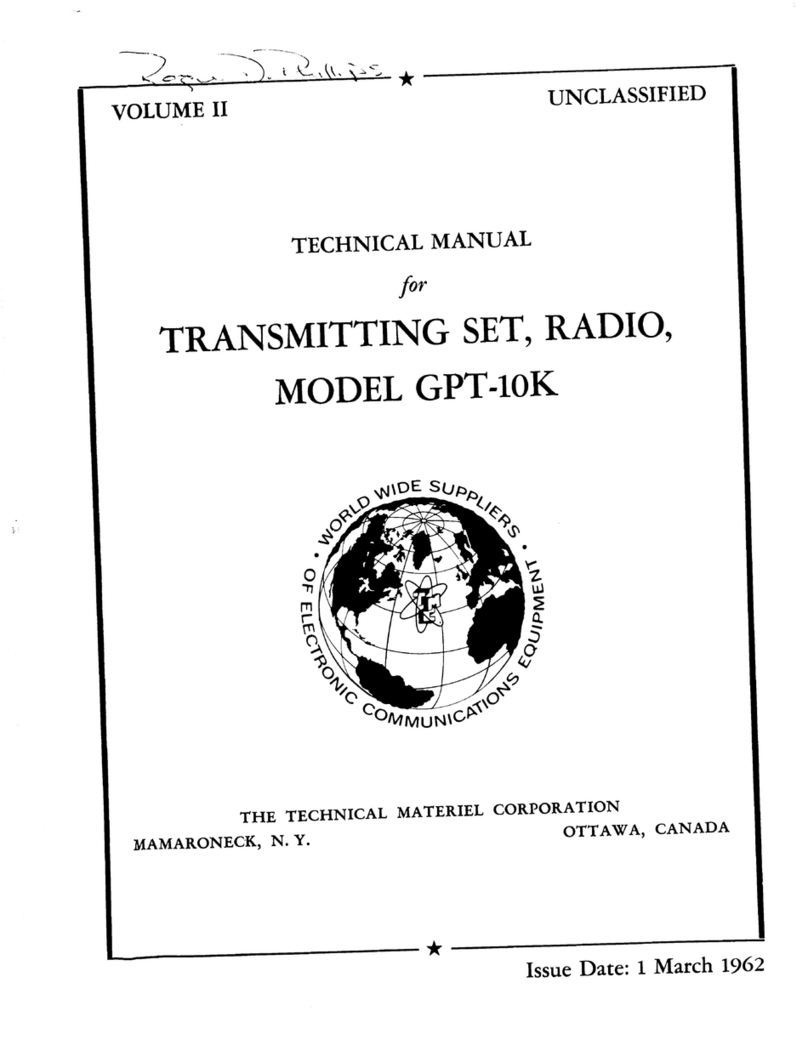 Technical Materiel Corporation GPT-10K Technical manual Technical Materiel Corporation GPT-10K Technical manual