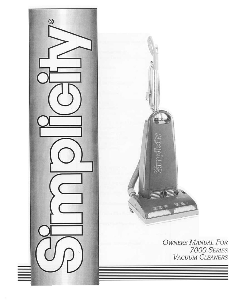 Simplicity 7000 Series owner's manual
