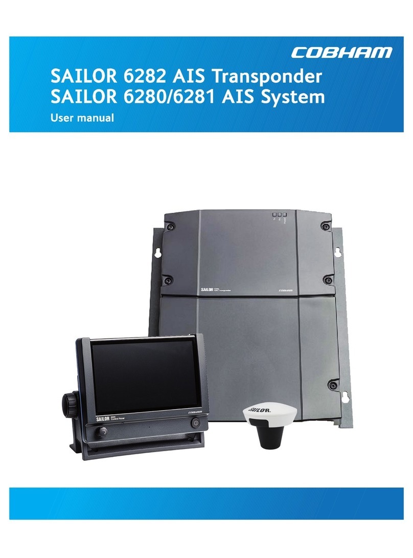 COBHAM SAILOR 6282 User manual COBHAM SAILOR 6282 User manual