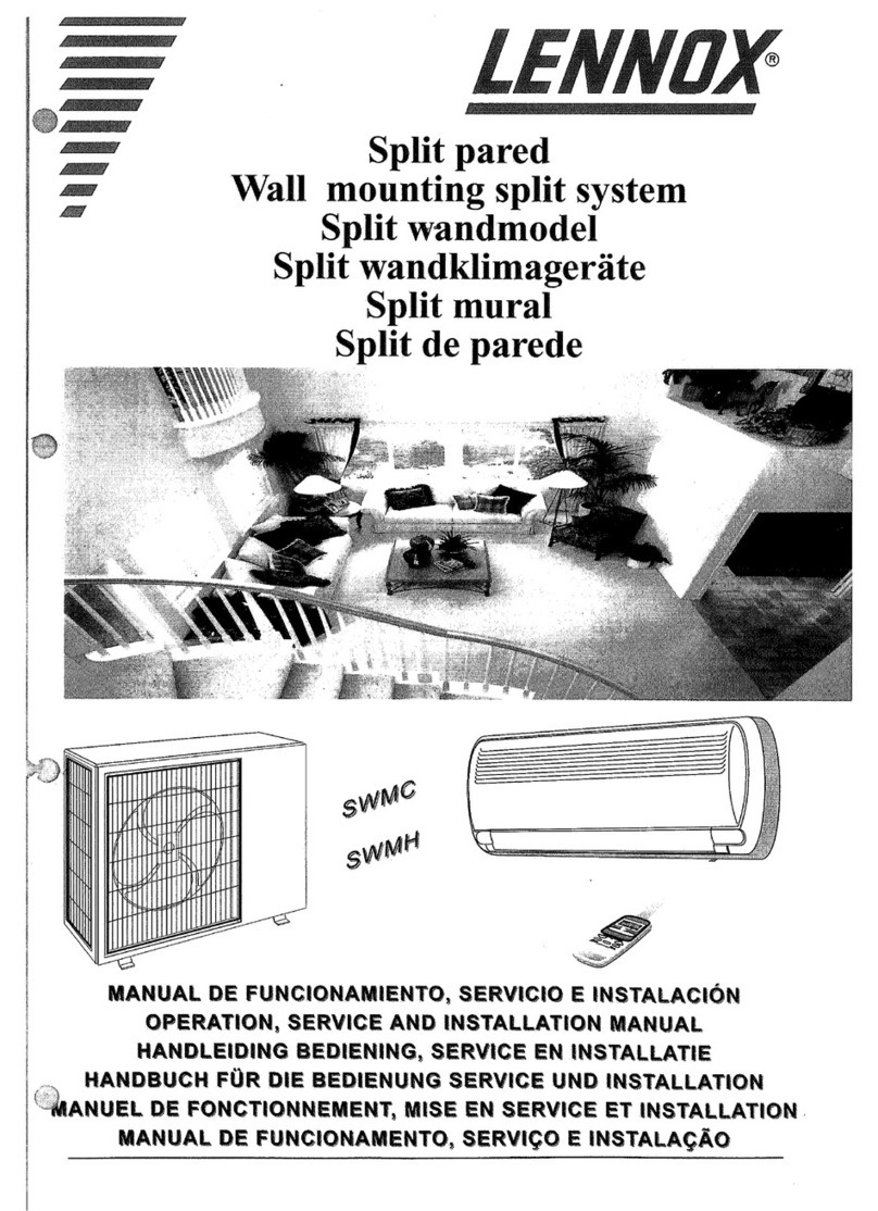 Lennox SWMC Series Operation manual
